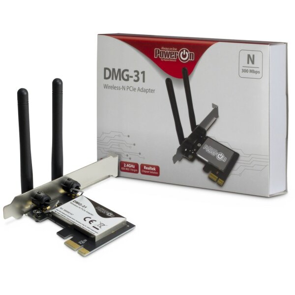 NT "PowerOn" DMG-31 Wi-Fi 4 PCIe Adapter